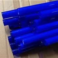 COATED TUBES : 204 Blue Glass Coated (Cobalt Blue) 20mm dia. 1.5m long