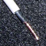 WHITE CABLE - 0.5mm conductor 2000v D/INS LSF