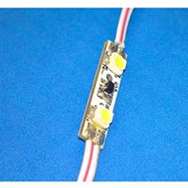 Letro-LED MINI-02 Naked chain Modules, White 6500K, 2 LED/module chain, 0.30W, 14lm, 12V DC, 37mm C2C spacing FOR EMBEDDING